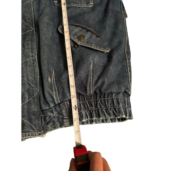 VINTAGE‎ 80S RETRO DENIM JACKET SIZE LARGE | L1 - Picture 6 of 6